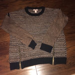 Forever 21 Zipper Detail Sweater